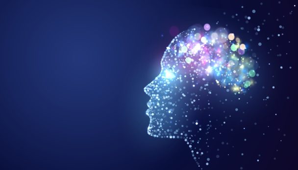 Human,Head,With,A,Luminous,Brain,Network,,Consciousness,,Artificial,Intelligence