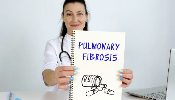 Pulmonary,Fibrosis,Text,In,List.,Doctor,Looking,For,Something,At