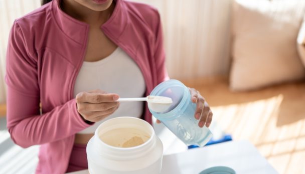 Close-up,Image,Of,A,Healthy,And,Fit,Asian,Woman,In